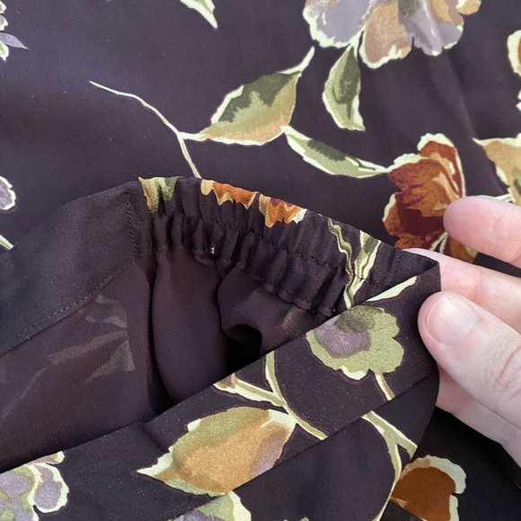 Talbots Floral Skirts Size 14 - Picture 6 of 6